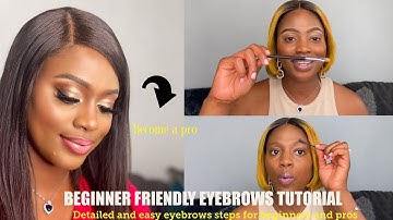 PERFECT EYEBROWS TUTORIAL | ALL YOU NEED TO KNOW | beginner friendly
