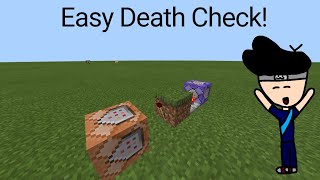 [OUTDATED] Easy Death Check + Death Counter! | Minecraft Bedrock