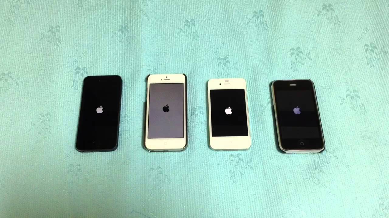 Booting iphone 5s 5 4s 3gs 5s 5 4s 3gs youtube