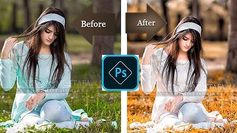 How to Make Autumn color effect  in Adobe Photoshop| Photoshop tutorial | Soft light look