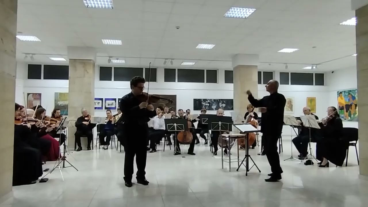 Mozart- Violin concert K:219; 2, 3 mvm Atanas Georgiev, Gabrovo orchestra, Ivan Stoyanov- conductor 