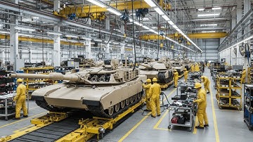 Inside the M1 Abrams Tank Factory — Million-Dollar War Machines Built by Hand (Full Process)