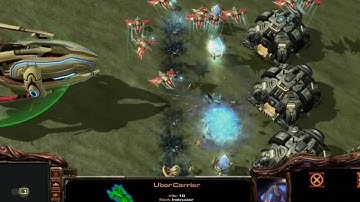 Starcraft 2 Beta Map Editor - Uber Carrier Custom Unit