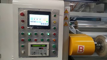 Running testing for the 400m/min BOPP adhesive tape coating machine