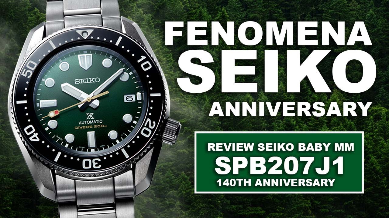 FENOMENA SEIKO ANNIVERSARY ❗️❗️ Review SEIKO BABY MM SPB207J1 140th  Anniversary - YouTube