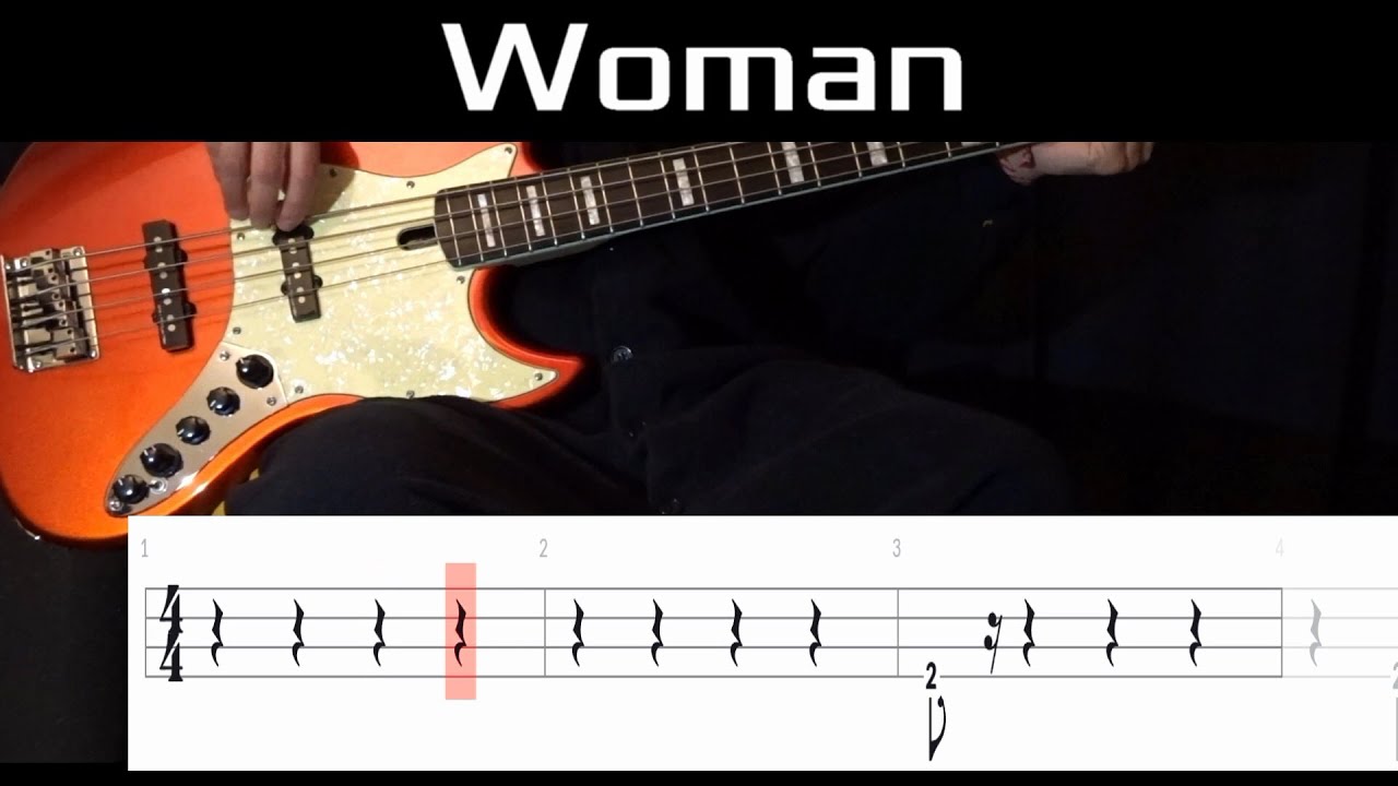 Woman (Harry Styles) - Bass Cover WITH TABS