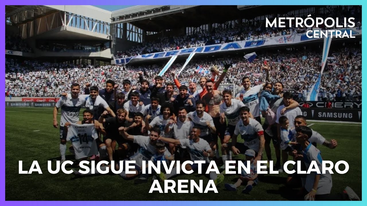 La UC sigue invicta en el Claro Arena: Venció a la U con uno menos # ...