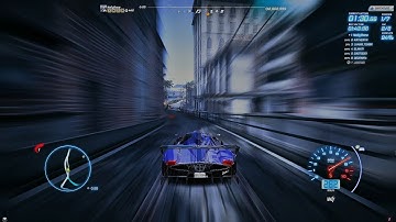 NFS World - [TA] Sidewalk Market,North Fortuna com Pagani Zond R e Volkswagen Golf GTI (Mk1)