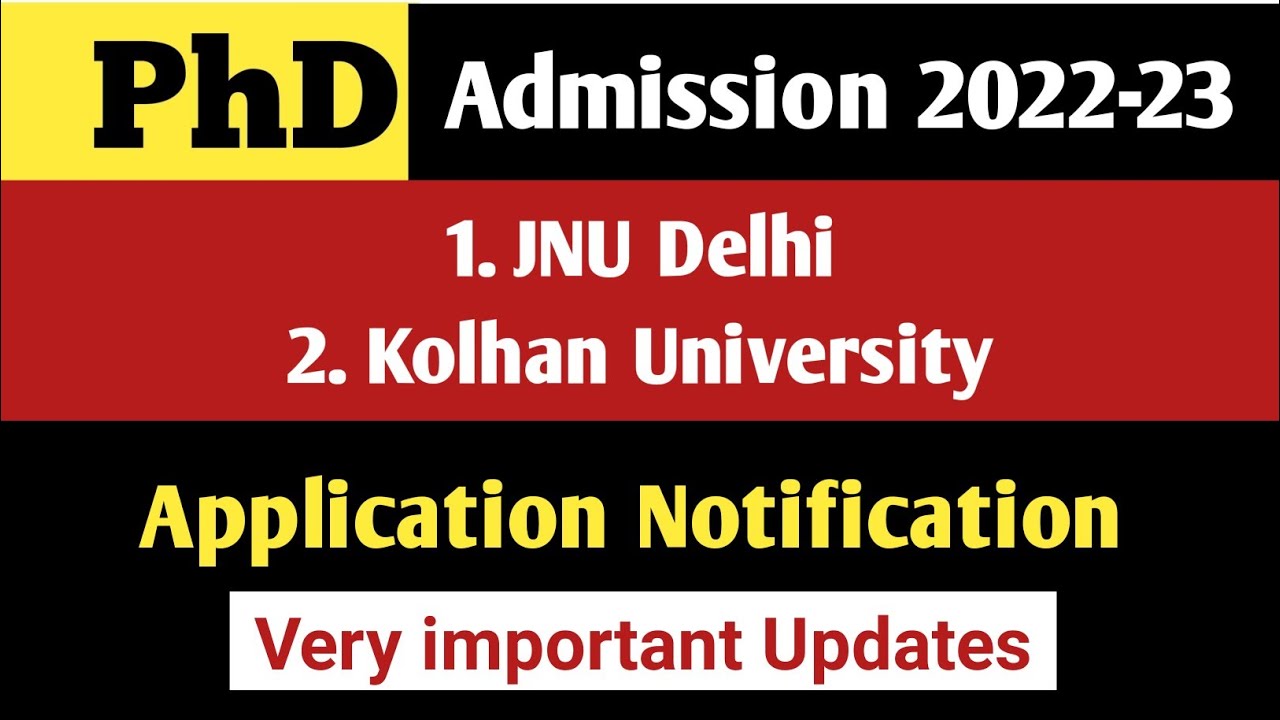 kolhan university phd application form 2022