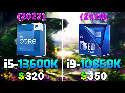 Core i5 13600K vs Core i9 10850K | PC Gameplay Tested