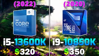 Core i5 13600K vs Core i9 10850K | PC Gameplay Tested