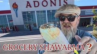 Big Dave Eats Shawarma From Adonis Market, Grocery Wrap Or Hidden Gem?