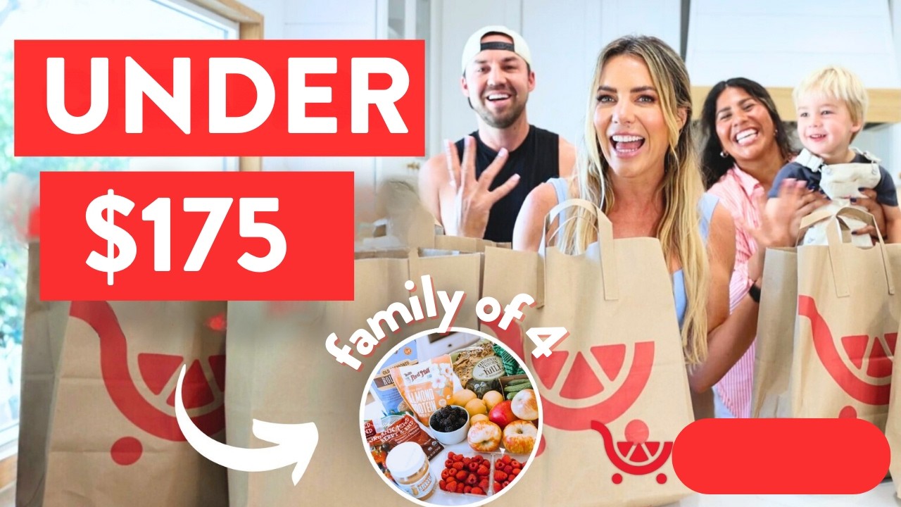 how I feed my family of 4 HIGH PROTEIN for under $175/Week (full grocery haul)