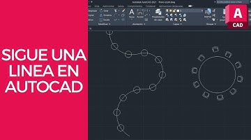 Como hacer seguir un objeto una línea ✔️ AUTOCAD 🖱️💻📐