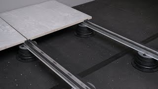 [ES] UPTEC - Instalación de suelo técnico elevado con vigas de aluminio