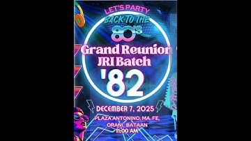 JRI Orani Batch 82 FINAL FAREWELL VIDEO