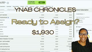 YNAB Chronicles | Ready to Assign | $1930