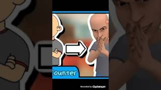 Clic Caillou Turns Goanimate World To Plotagon World By Using Goanimate Logicgrounded