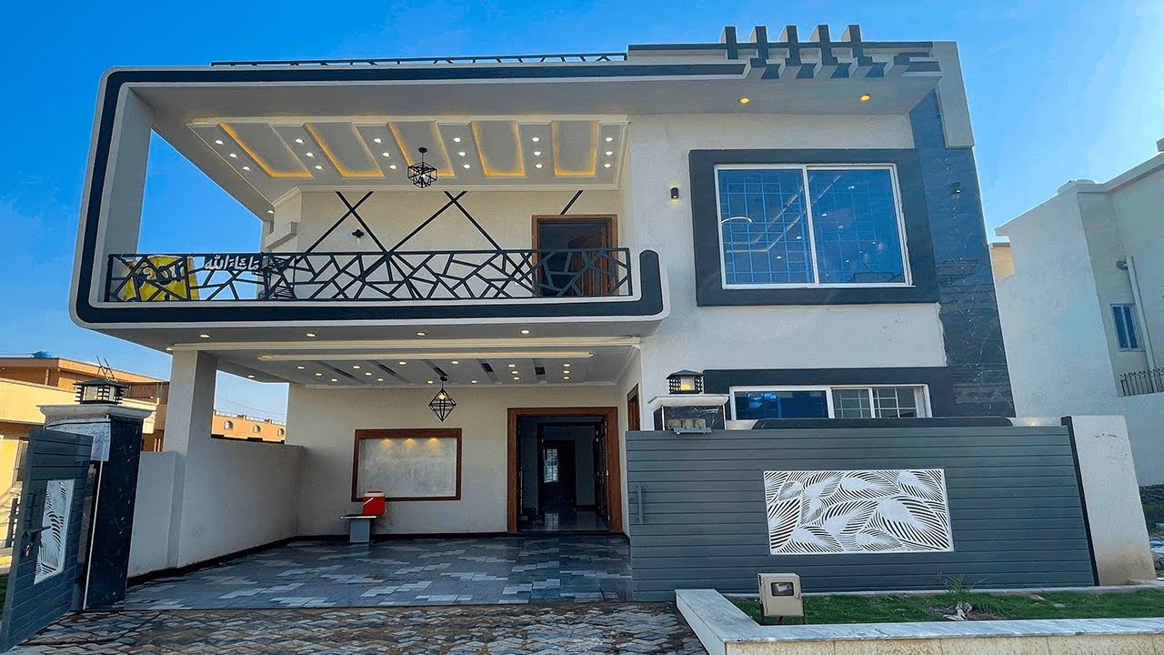 7 Marla Beautiful design Corner house for sale in Jinnah Garden