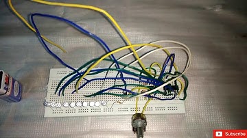 CD4017+NE555 LED CHASER