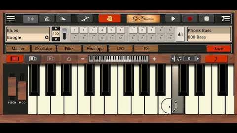 Synthesizer Sim Screen Record