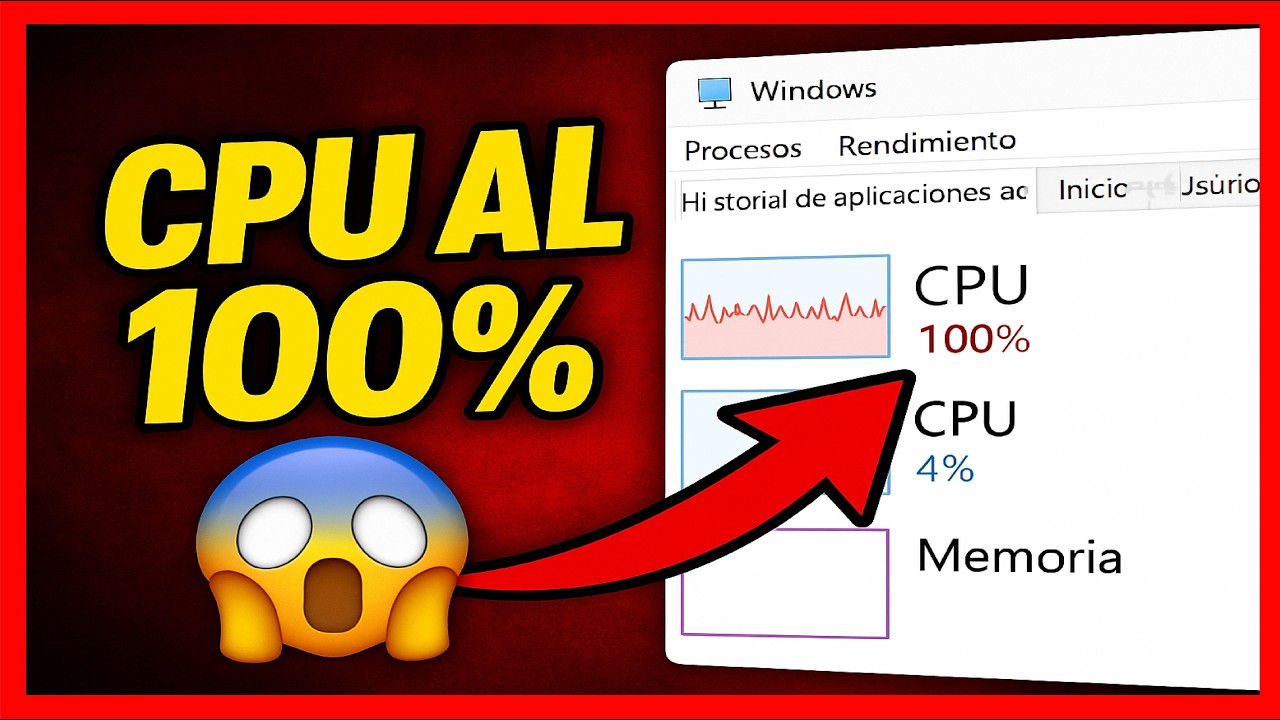 ⚠️ CPU al 100% en Windows “sin abrir nada”: bájala en 10 MIN con estos ...