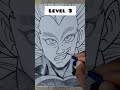 How to Vegeta Omni God Face in Different levels 👀 #shorts