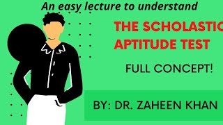 The Scholastic Aptitude Test(SAT) contains three parts; critical reading, mathematics and writing...