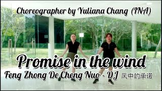 Download Lagu Promise In The Wind / Feng Zhong De Cheng Nuo / DJ / Dance\u0026Tutorial / Line Dance MP3