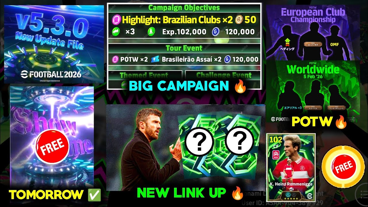 V5.3.0 update tomorrow ✅ | Free show time 💥 free coins & free try 🔥 | New link up pack ‼️ |