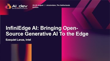 InfiniEdge AI: Bringing Open-Source Generative AI To the Edge - Ezequiel Lanza, Intel