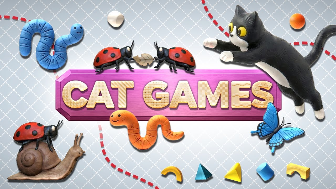 CAT TV 📺 3D Game for Cats to Watch – Ultimate CAT GAMES 🐍 Vol 16 🐦 4K60FPS