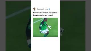 Kendi Sahasından Pas Atmak Isterken Gol Atan Kaleci