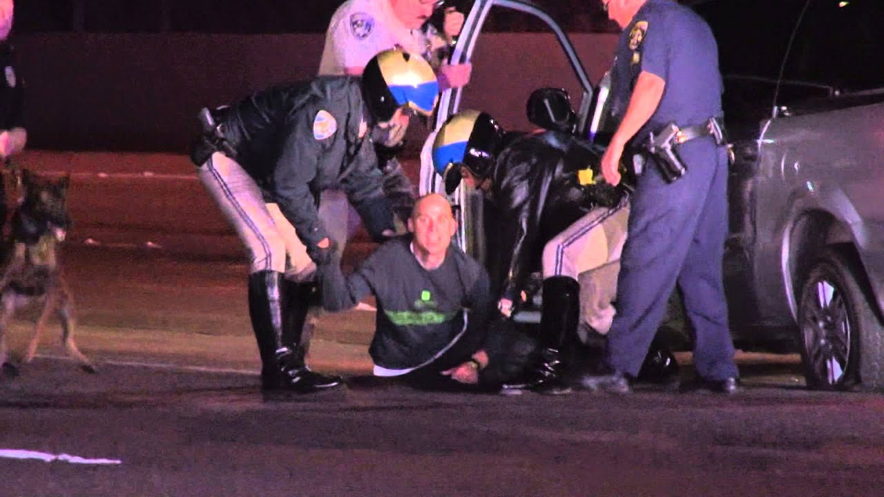 Carjacking suspect leads police on pursuit from Menifee to San Diego