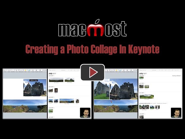 Creating A Photo Collage In Keynote