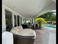 Comfortable Caribbean style family living in Antigua. The Olive House walk through video