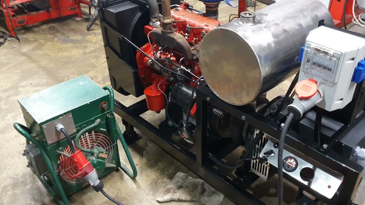 Hemmabyggt elverk med perkins 4.107