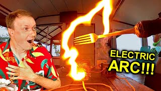 What is HIGH VOLTAGE from a MICROWAVE capable of ⚡️The experiment is out of control...