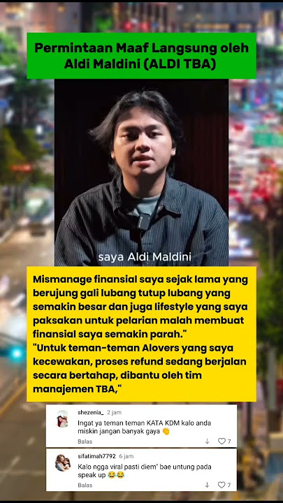 Maaf guys kata Aldi BTA #foryou #quotes #trending #fyp #shorts #short