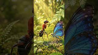 Broken butterfly and ant || Nythral Forest #emotionalstory #disney #foreststory #ants #butterfly