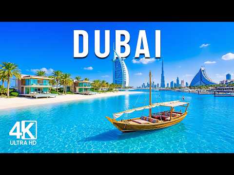 DUBAI 🇦🇪 4K Drone Footage | Burj Khalifa, Palm Jumeirah & Deep House Vibes