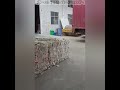 Low price horizontal baler waste cardboard paper press baler hydraulic baling baler machine