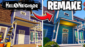 ACT 1 in NEW STYLE | Hello Neighbor Remake Mod (FULL WALKTHROUGH)