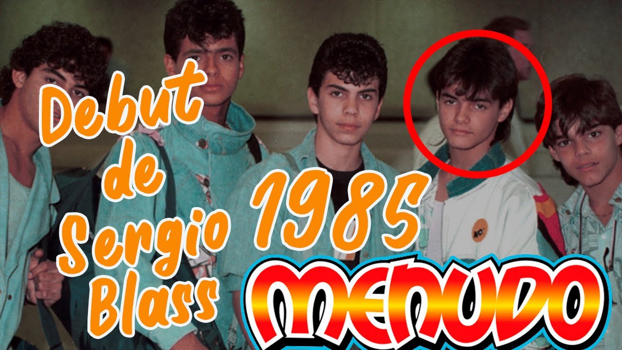 menudo - presentación debut de sergio blass 1985