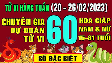 Tuần mới (20 - 26/02/2023), Chuyên gia dự đoán tử vi tất cả các tuổi của 12 con giáp (60 hoa giáp)