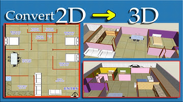 How to convert 2D to 3D in Autocad  Autocad tutorial 2016  Extrude Command use in AutoCAD