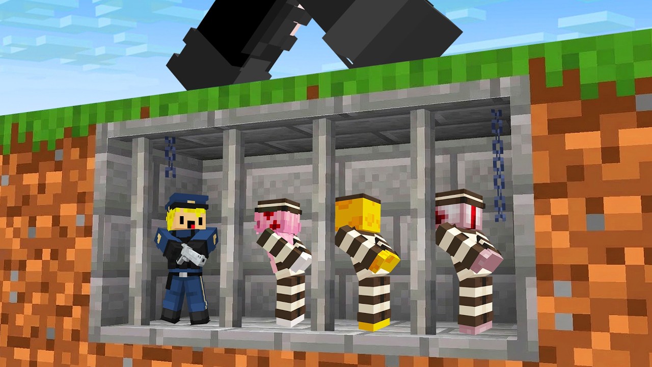 Hice una MINI CÁRCEL SECRETA para Trollear a Mis Amigos en Minecraft...