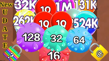 Satisfying Mobile Game New Video jelly 2048 - Blob Merge 3d gameplay walkthrough part 7