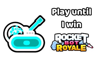 No WEAPONS Until I WIN | Rocket Bot Royale (Lazy video)