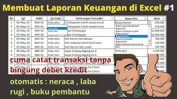 Membuat Laporan Keuangan dengan Excel #1